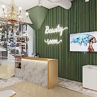 Дизайн проект салона Beauty Room г. Москва
