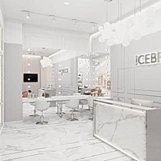 Дизайн проект салона IceBrow в ТЦ Саларис г. Москва